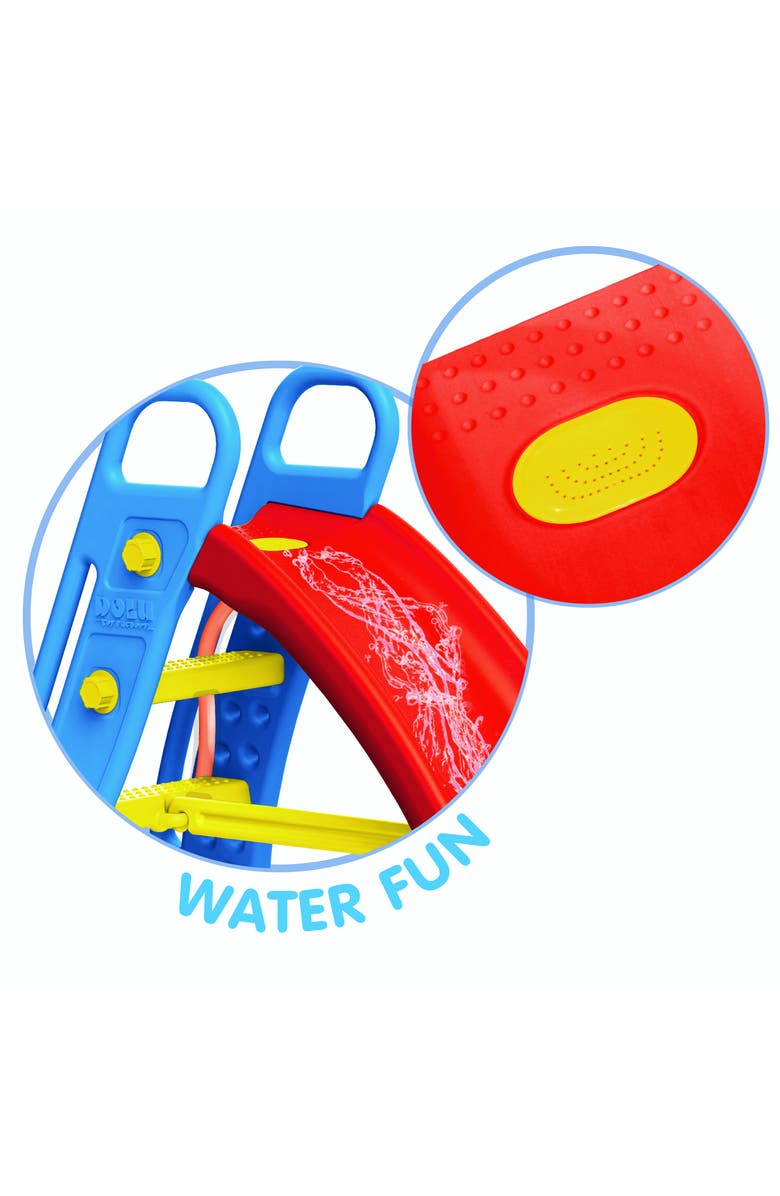 Dolu Big Colorful Outdoor Lawn Water Slide, Alternate, color, Multicolored