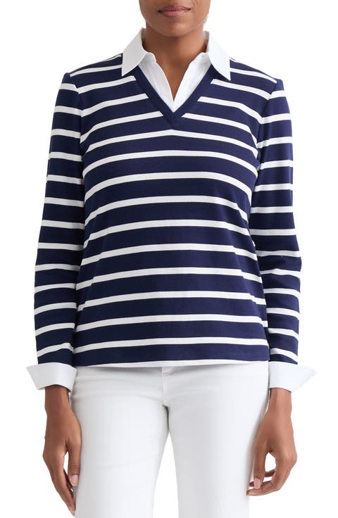 Cotton V-Neck Top