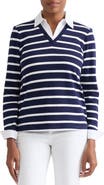 Jones New York Cotton V-Neck Top