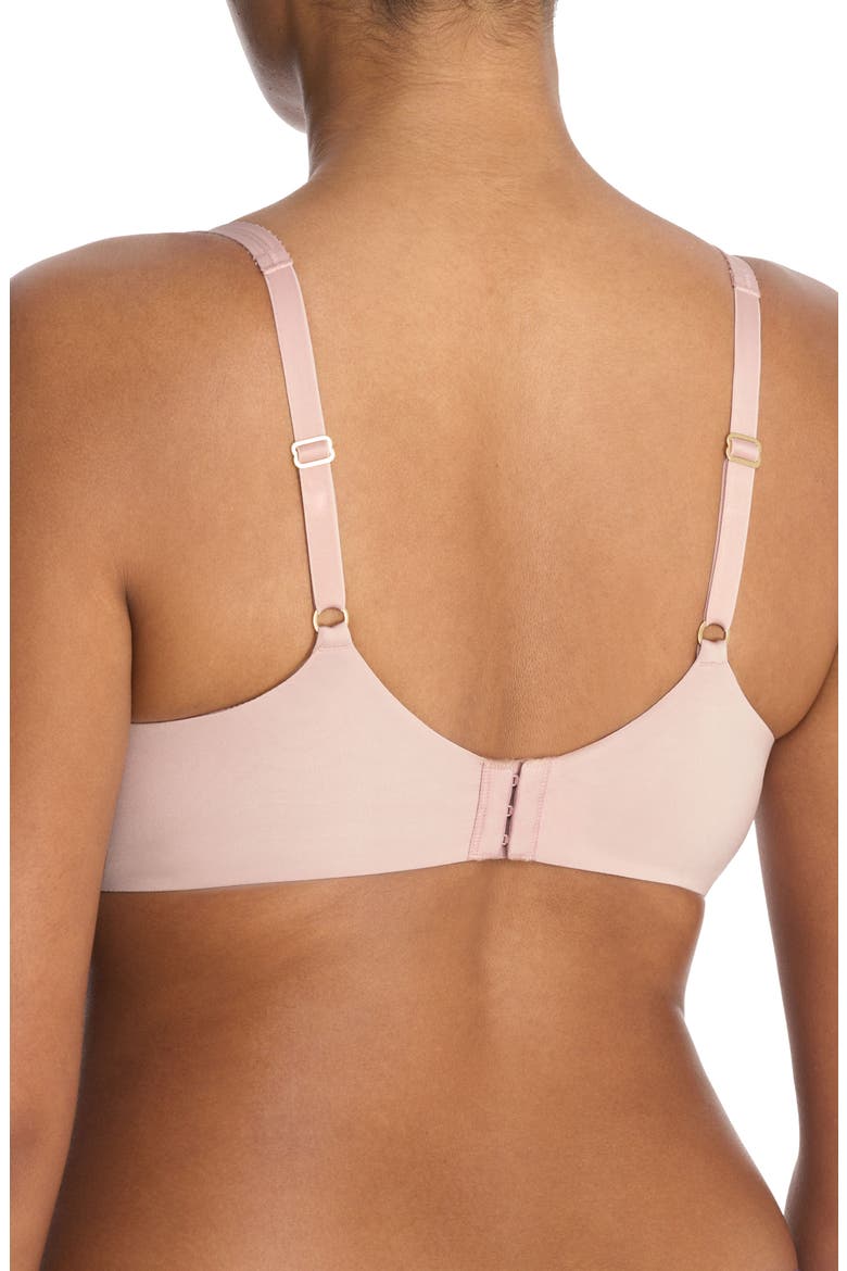 Graceful Underwire Balconette Bra, Alternate, color, ROSE/ IVORY