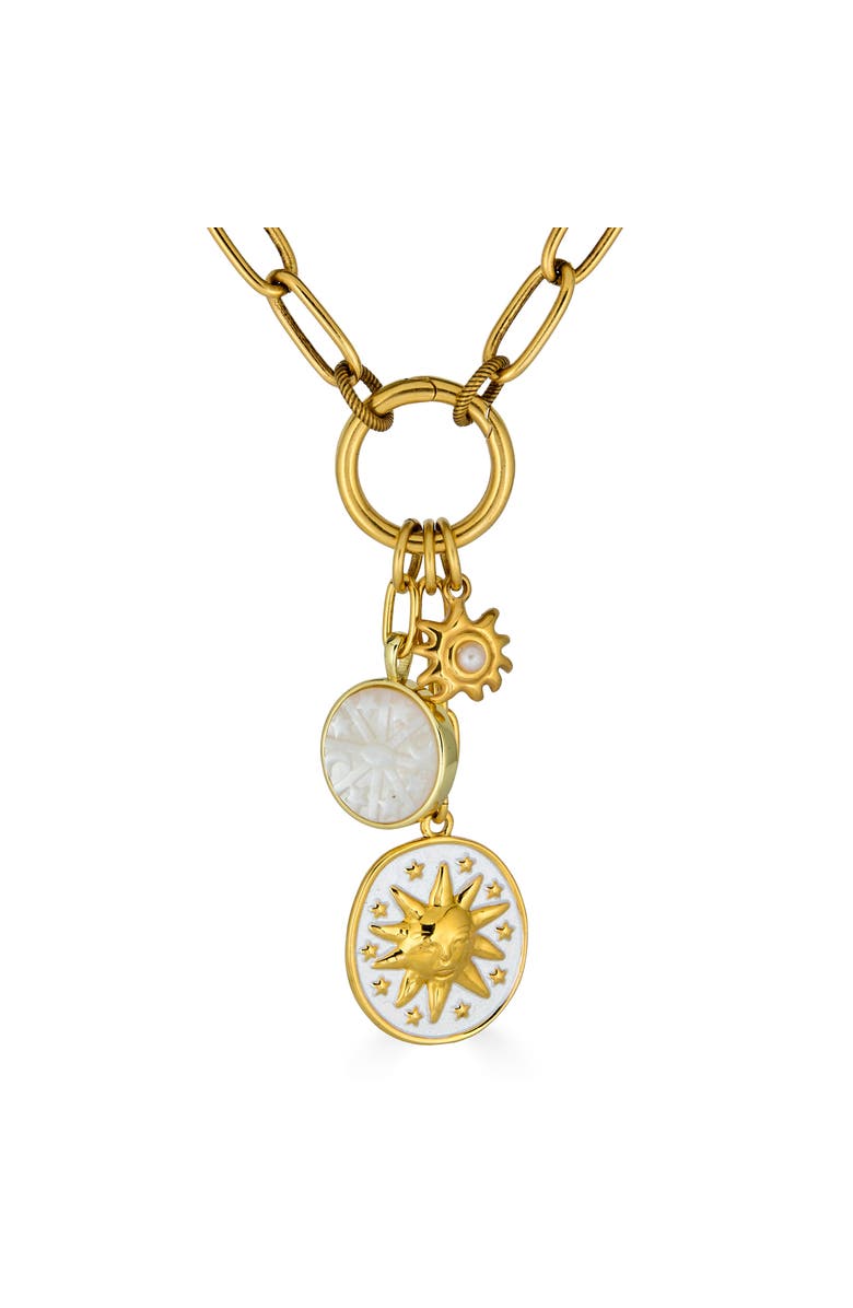 Loni Paul Jewelry Celestial Charm Cluster Necklace, Alternate, color,