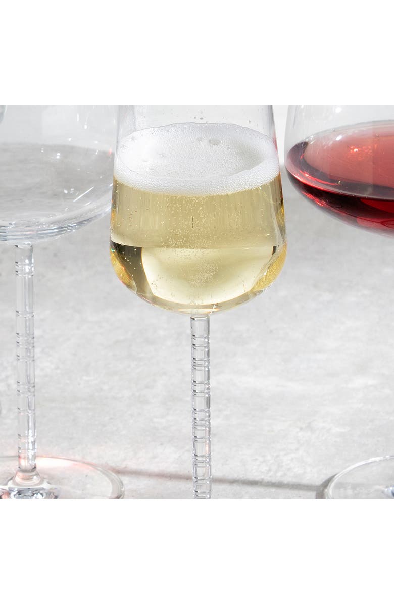 Fortessa Journey Set of 4 Champagne Flutes, Alternate, color, Clear