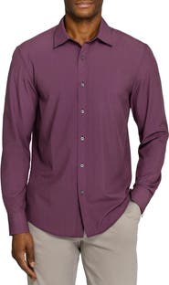 W.R.K Houndstooth Performance Long Sleeve Button Up Shirt