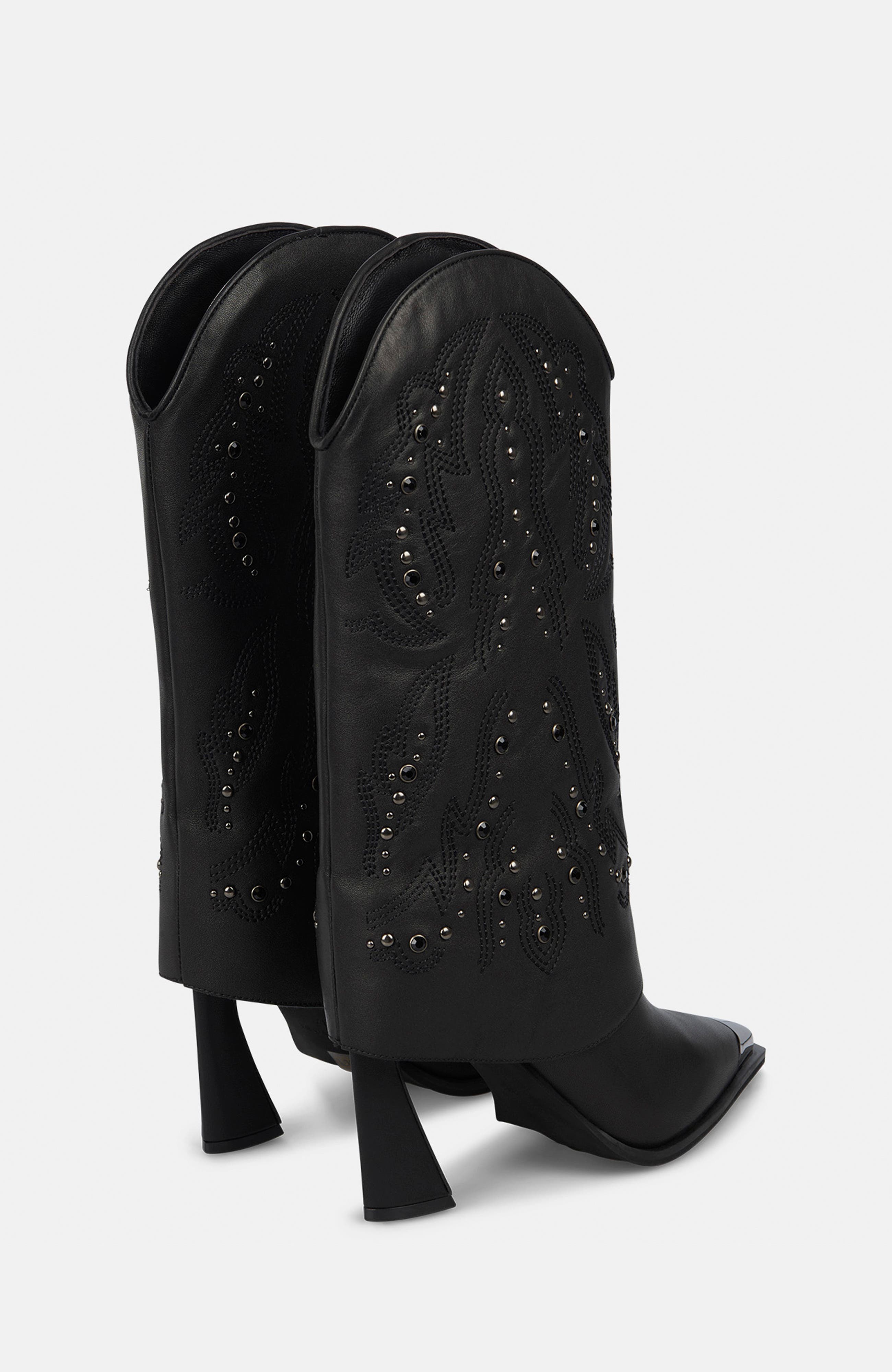 Gaiter with Studs, Alternate, color, Black