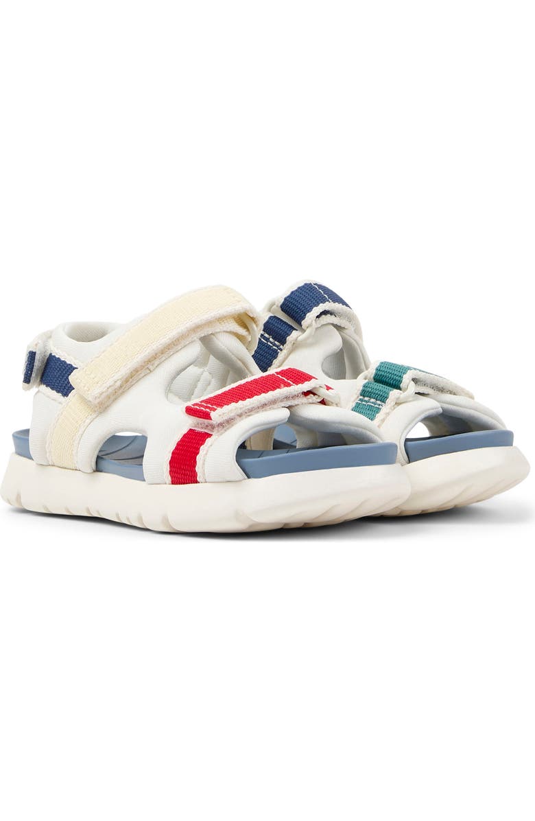 Camper Kids' Oruga Twins Sandal, Main, color, White Natural