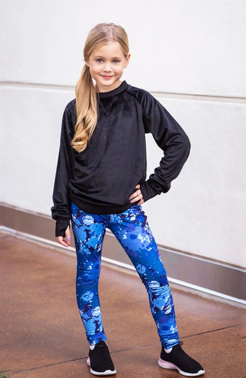 Limeapple Minky Crewneck Sweatshirt In Black