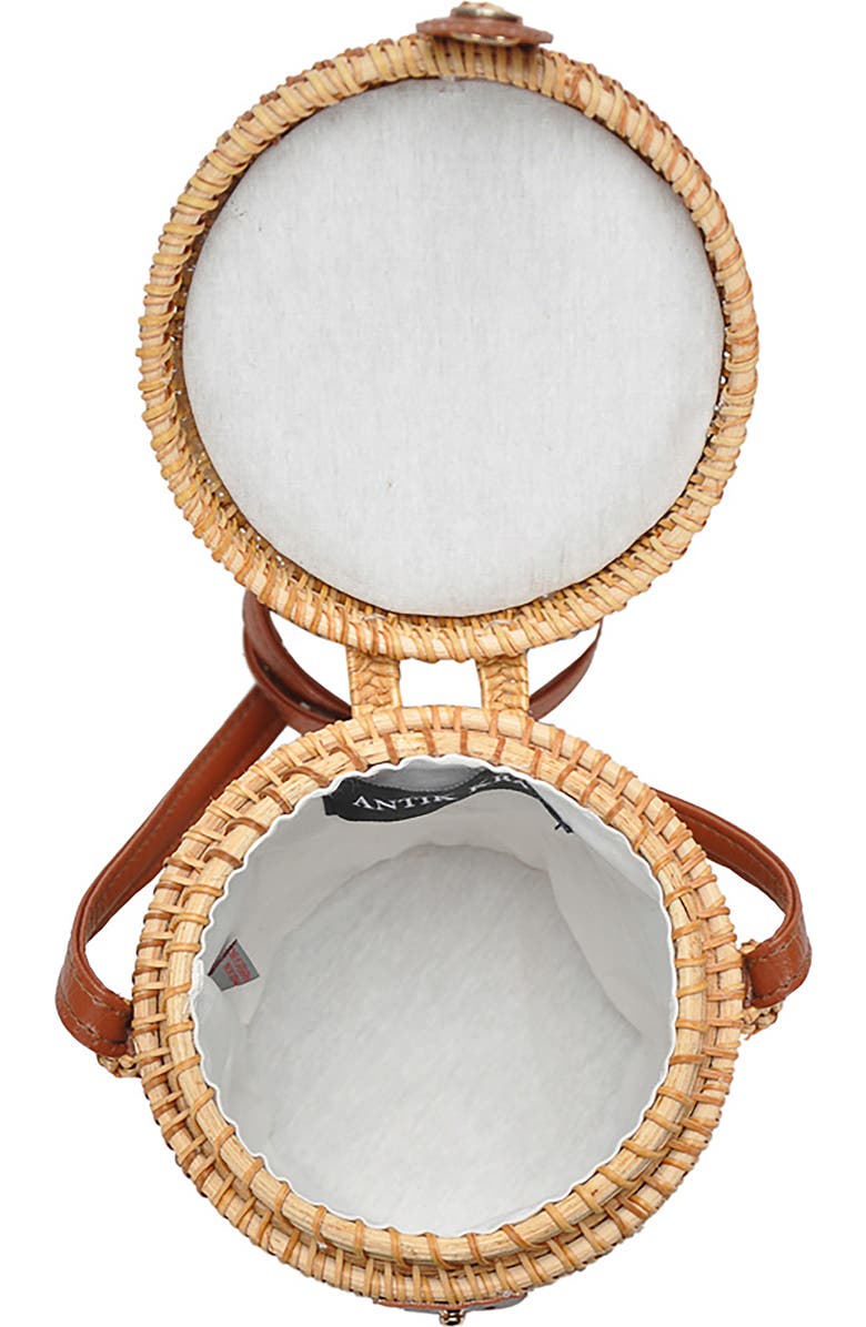 Antik Kraft Woven Straw Bag, Alternate, color,