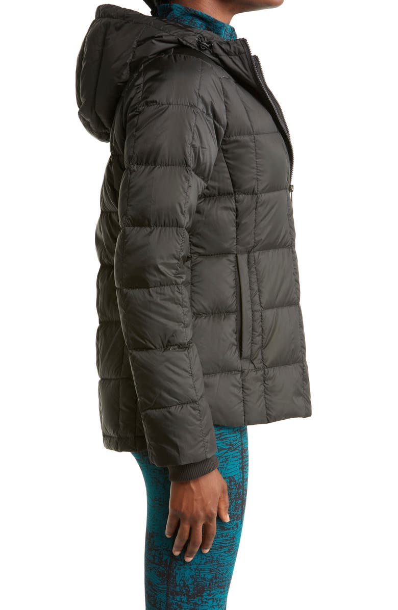 Zella Responsible Down Hooded Jacket, Alternate, color, 