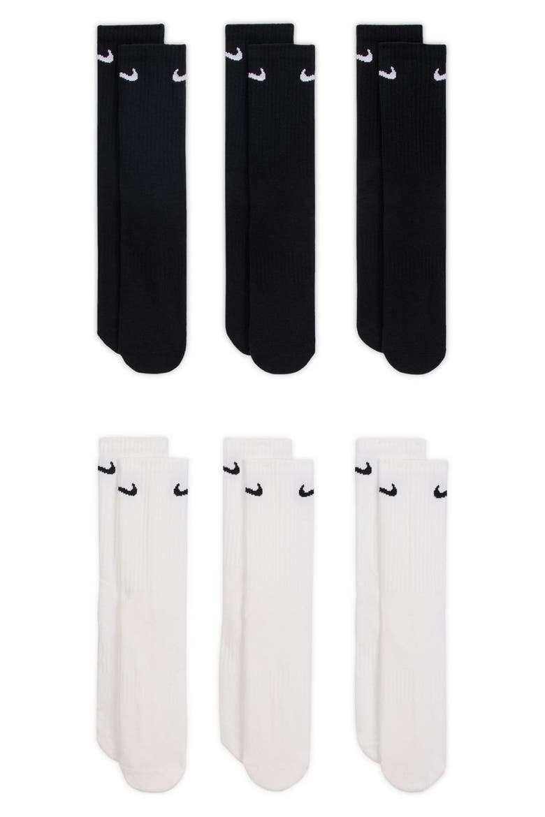 Everyday Crush Crew Socks - Pack of 6, Main, color, 900 MLTCLR