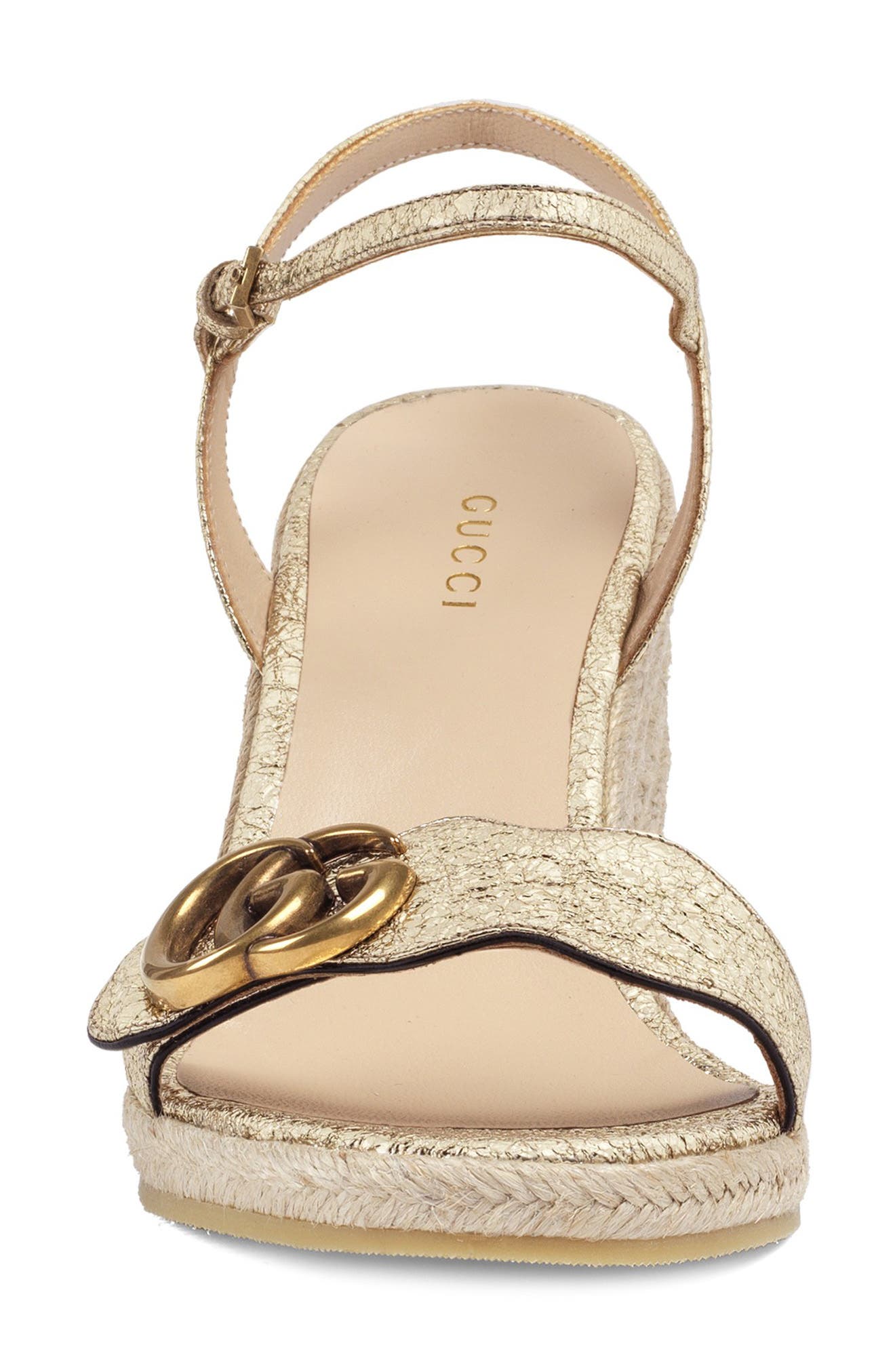 Gucci Aitana Espadrille Wedge Sandal, Alternate, color, 
