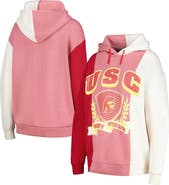 GAMEDAY COUTURE Women's Gameday Couture Cardinal USC Trojans Hall of Fame Colorblock Pullover Hoodie