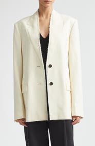 TOTEME Raw Lapel Blazer