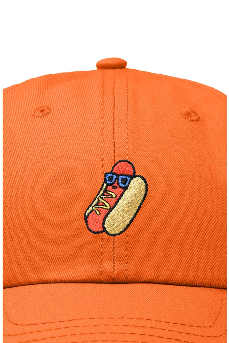 Dog Days Embroidered Casual Cap, Alternate, color, Orange