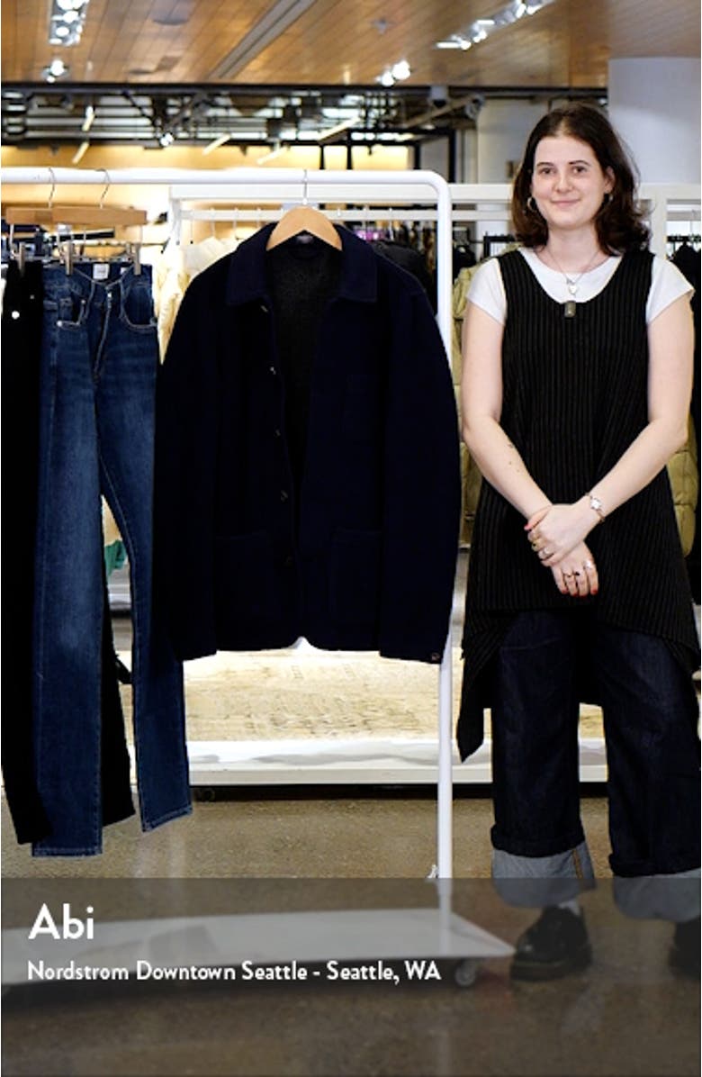 Felted Wool Bland Chore Coat, sales video thumbnail