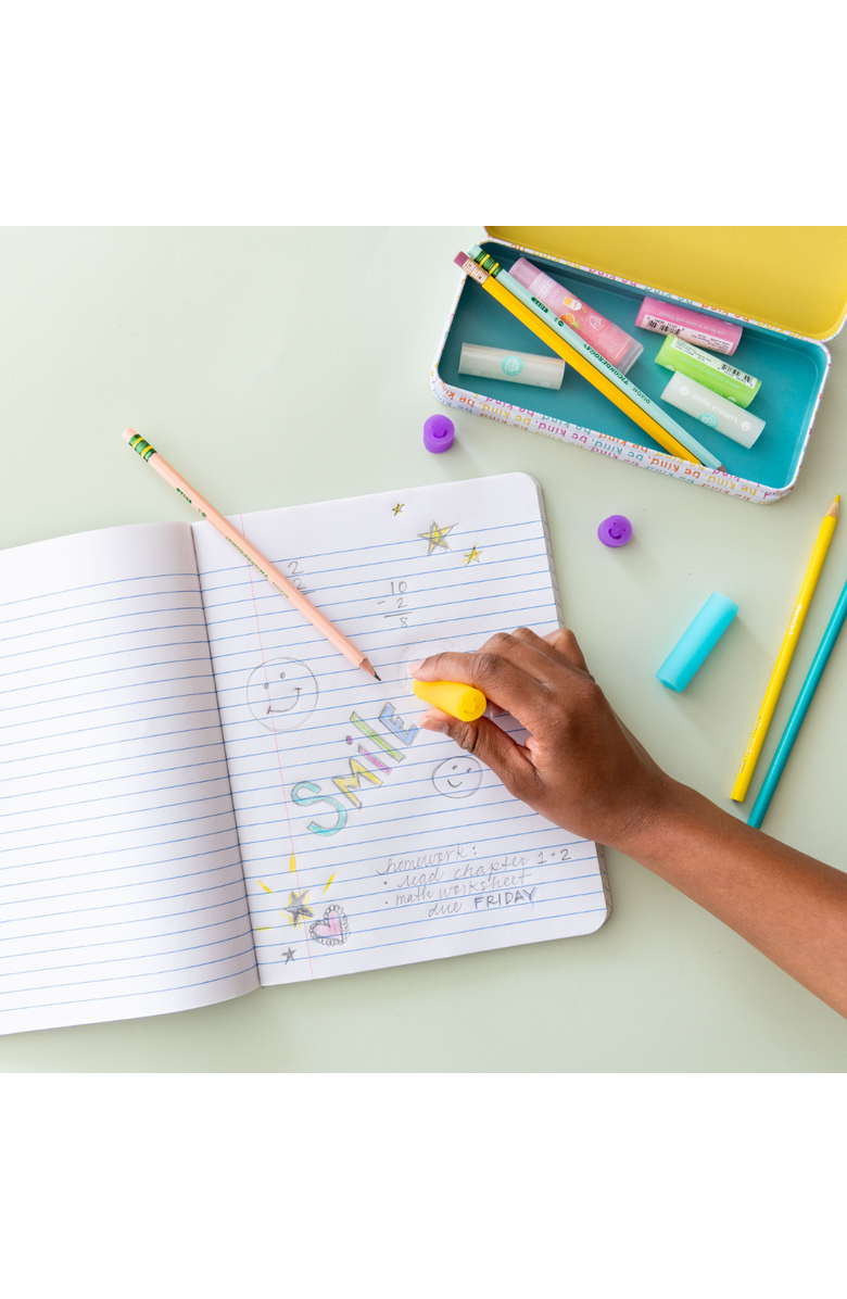 Daydream Society Smile Erasers - Pack of 6, Alternate, color, Assorted Pre-Pack