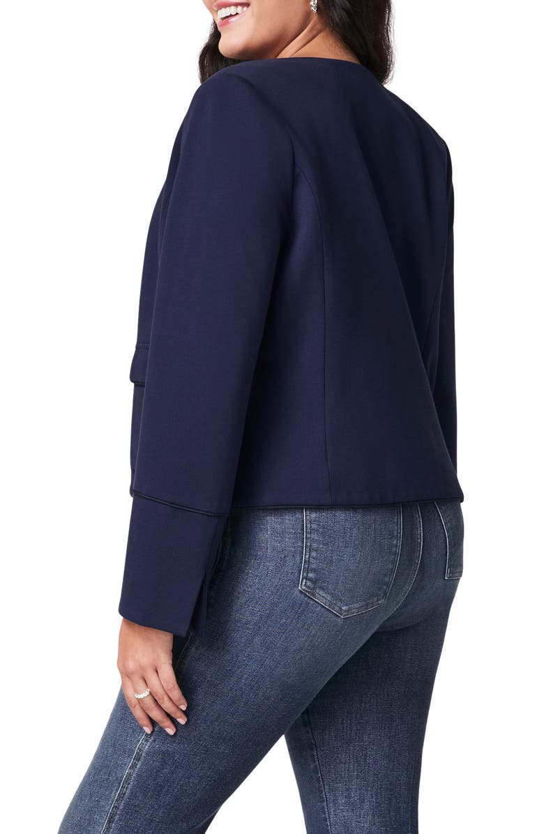 SPANX<sup>®</sup> Ponte Bomber Jacket, Alternate, color, Navy