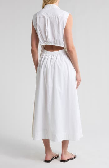 Joan Sleeveless Poplin A-Line Dress
