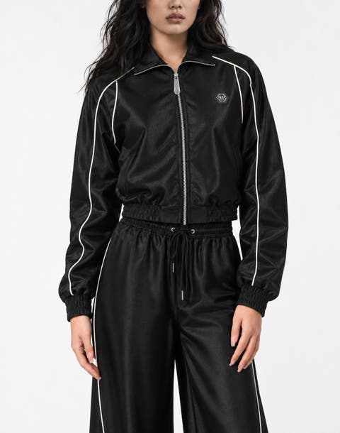 Laminated Tracksuit Jacket Women