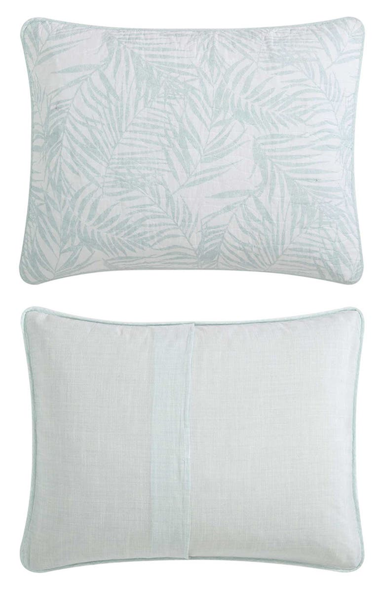 Tommy Bahama Palmday Cotton Quilt & Sham Set, Alternate, color, Surf Spray