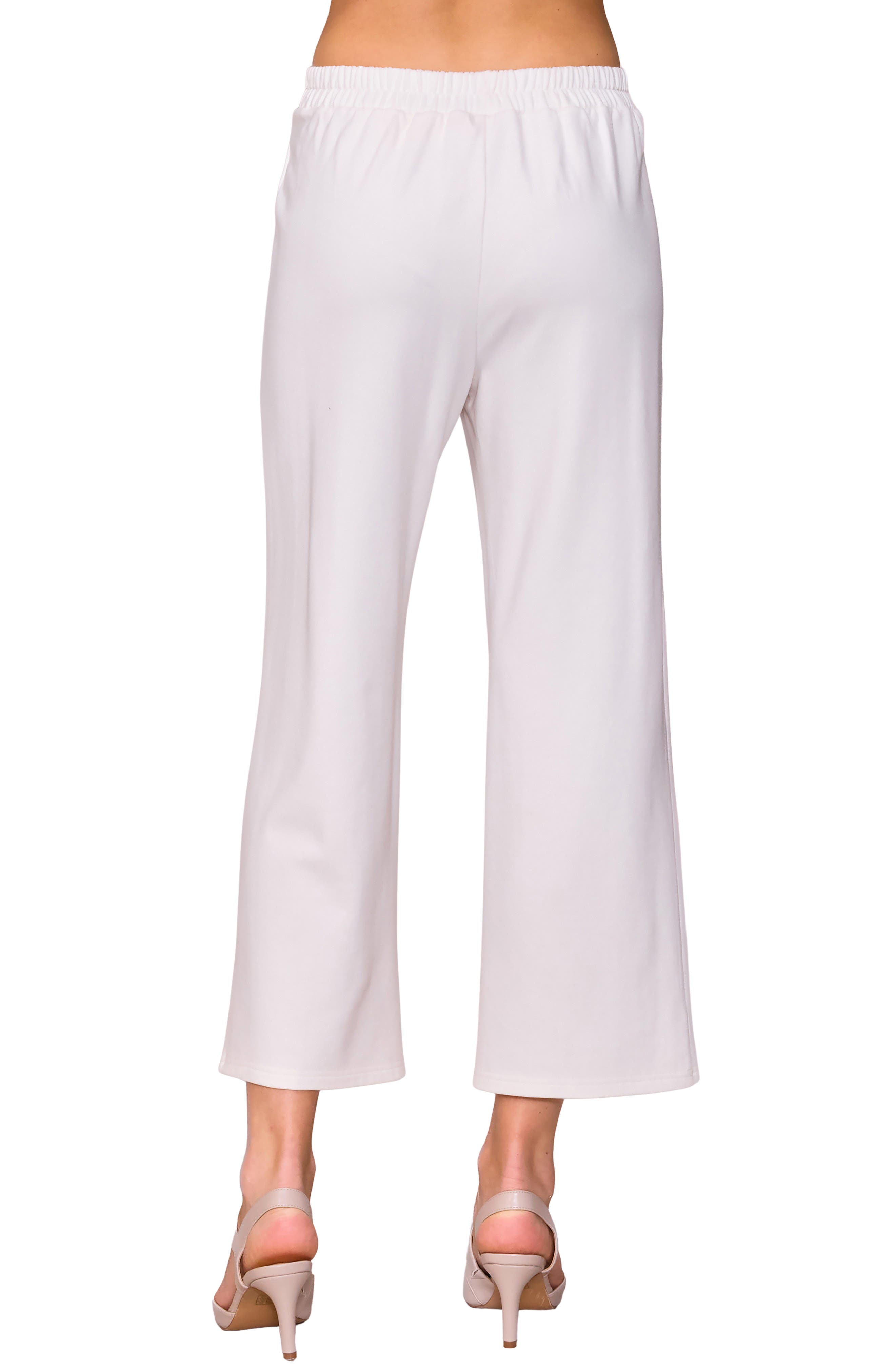 Knit Pintuck Ankle Pants - image 2