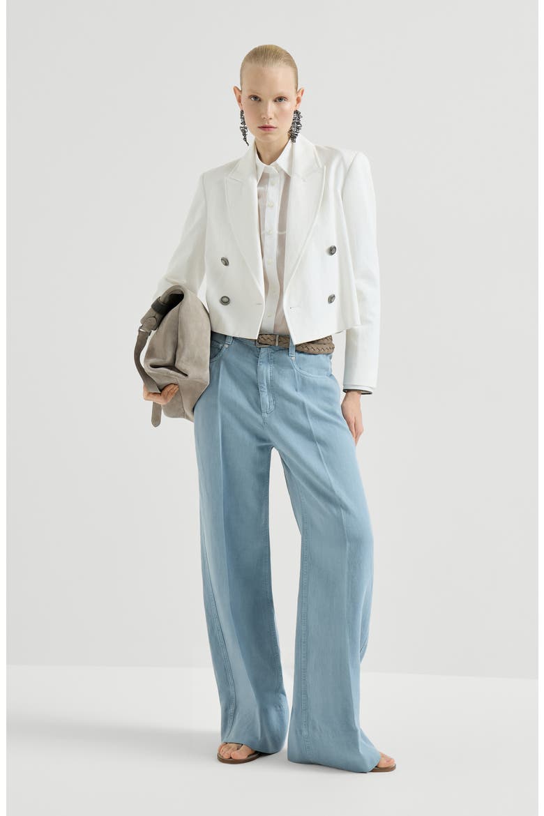 Loose trousers, Alternate, color, Denim