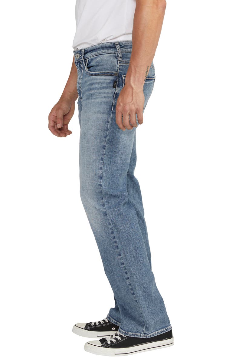 Silver Jeans Co. Gordie Relaxed Straight Leg Jeans, Alternate, color, 