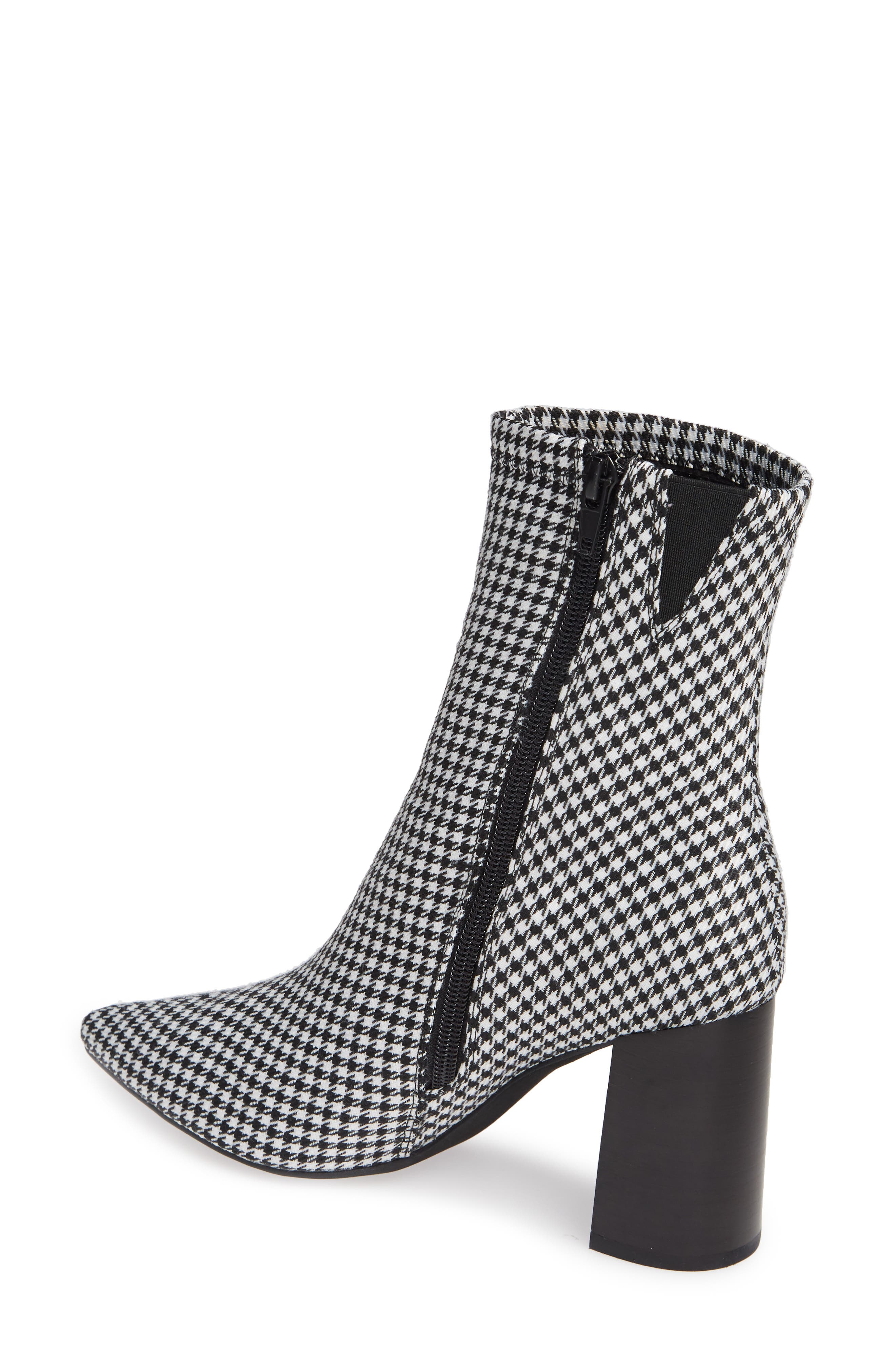 Coma Stretch Bootie, Alternate, color, BLACK/ WHITE HOUNDSTOOTH