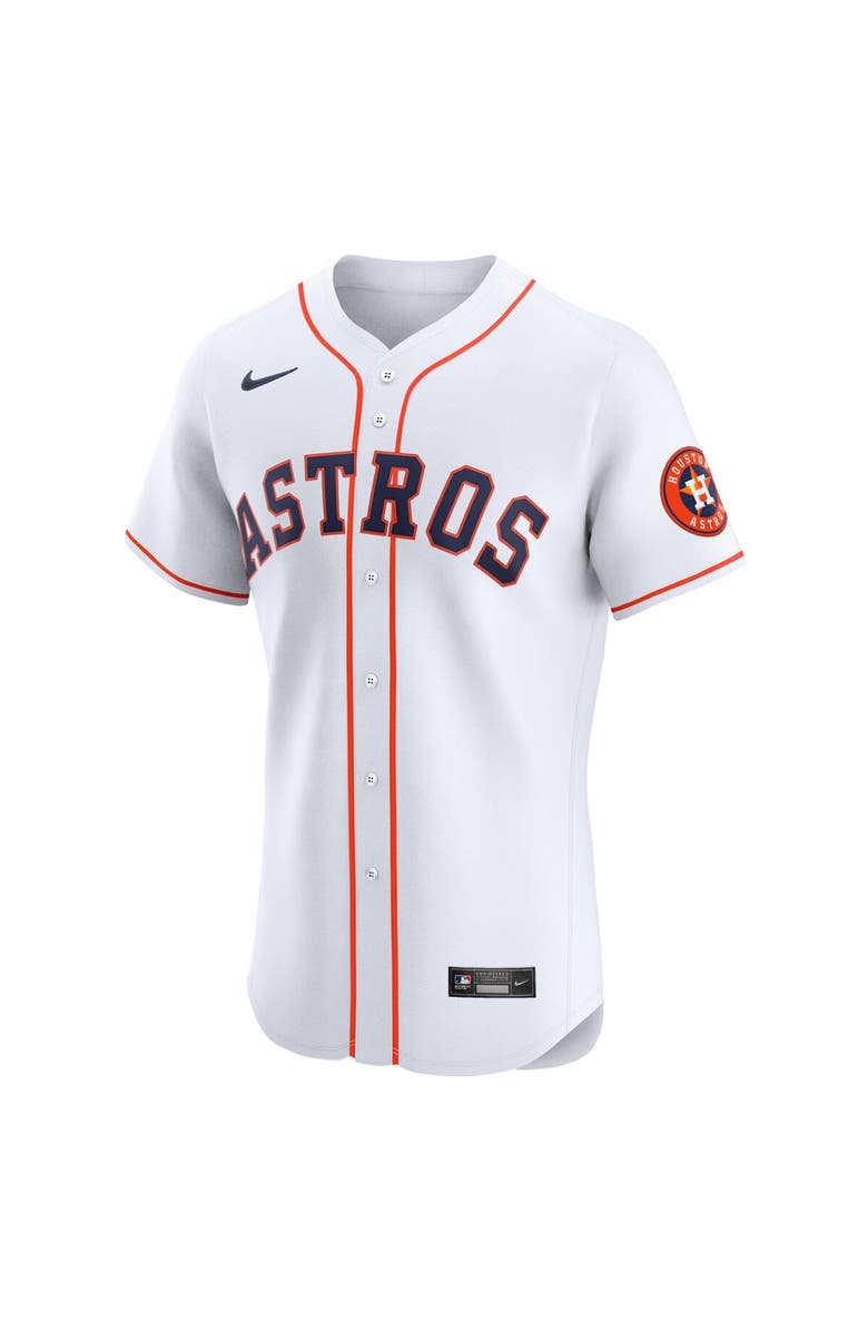 Nike Men's Nike White Houston Astros Home Vapor Premier Elite Patch Jersey, Alternate, color, White