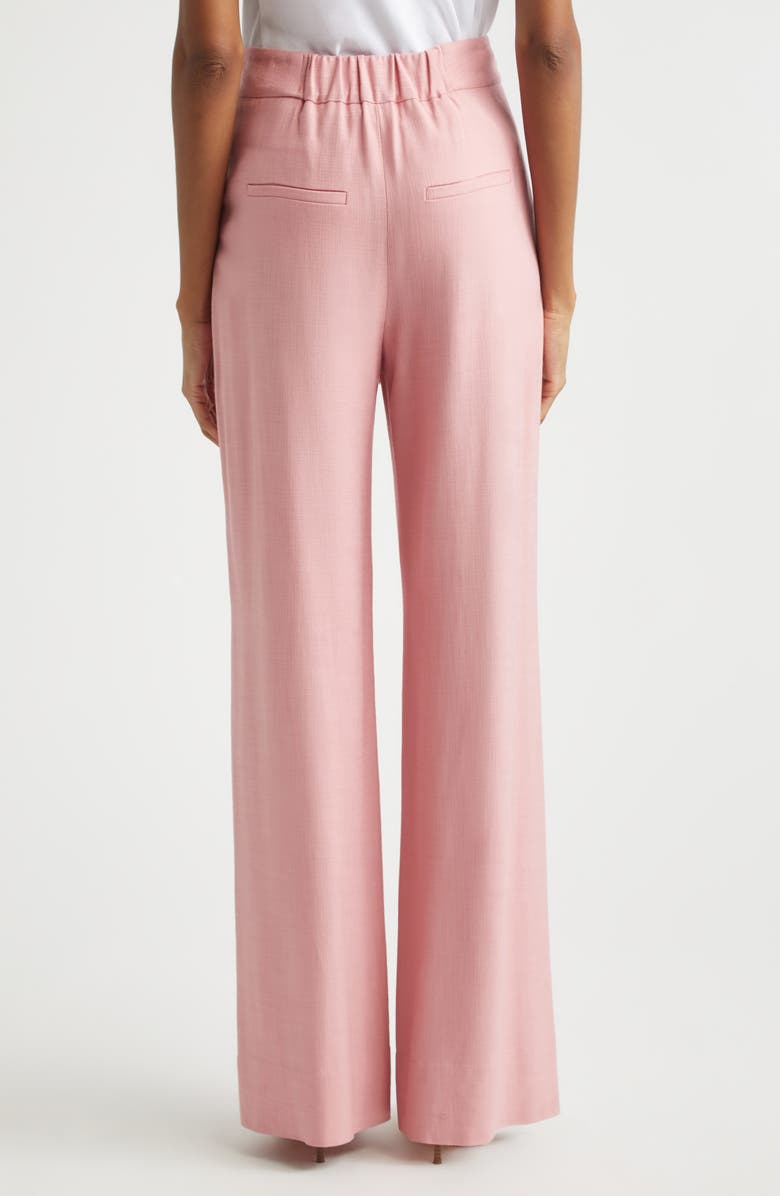 Veronica Beard Marbeau High Waist Wide Leg Pants, Alternate, color, Petal