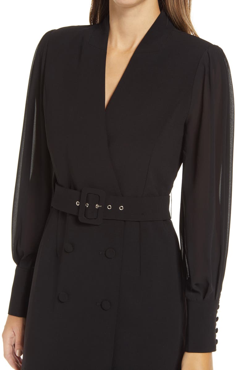 Adelyn Rae Ayva Long Sleeve Blazer Minidress, Alternate, color,