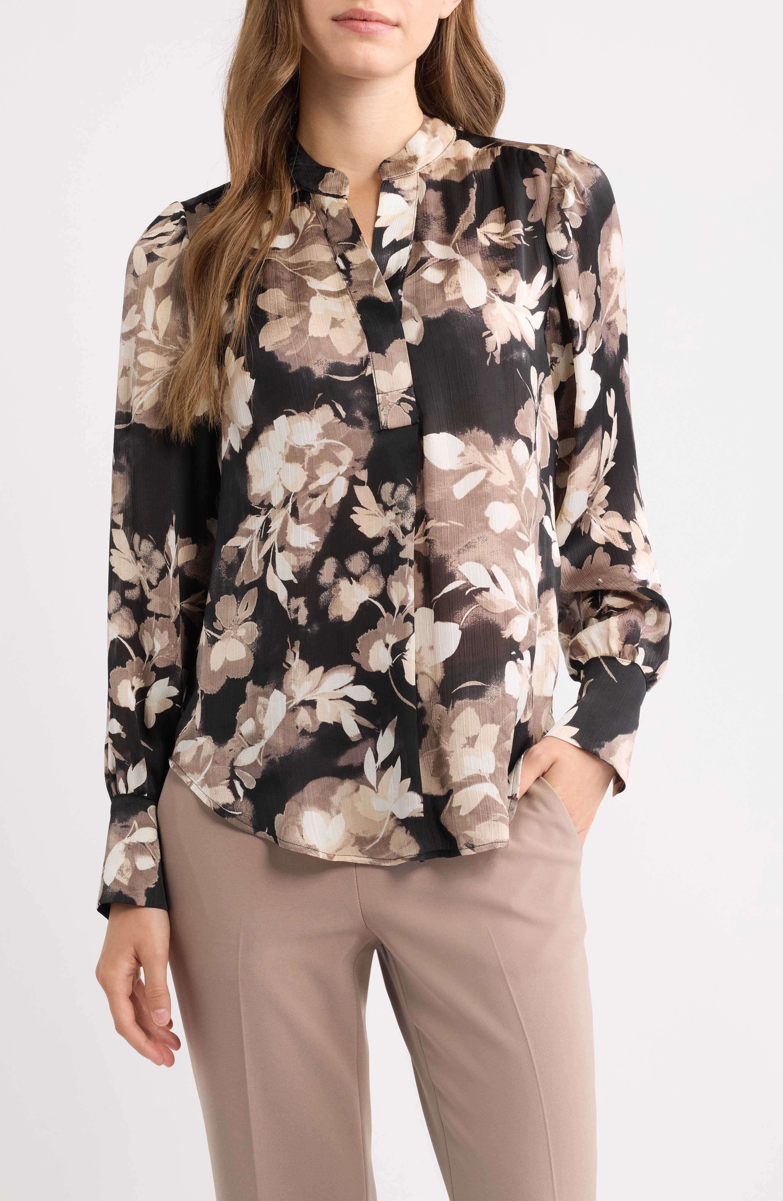 selected ANNE BLACK/ LATTE MULTI