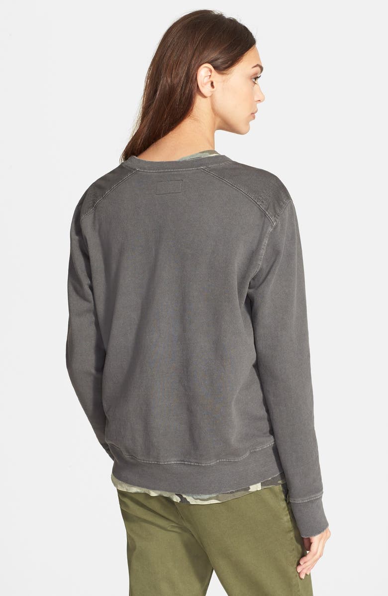 Current/Elliott 'The V-Neck' Camo Print Tee, Alternate, color,