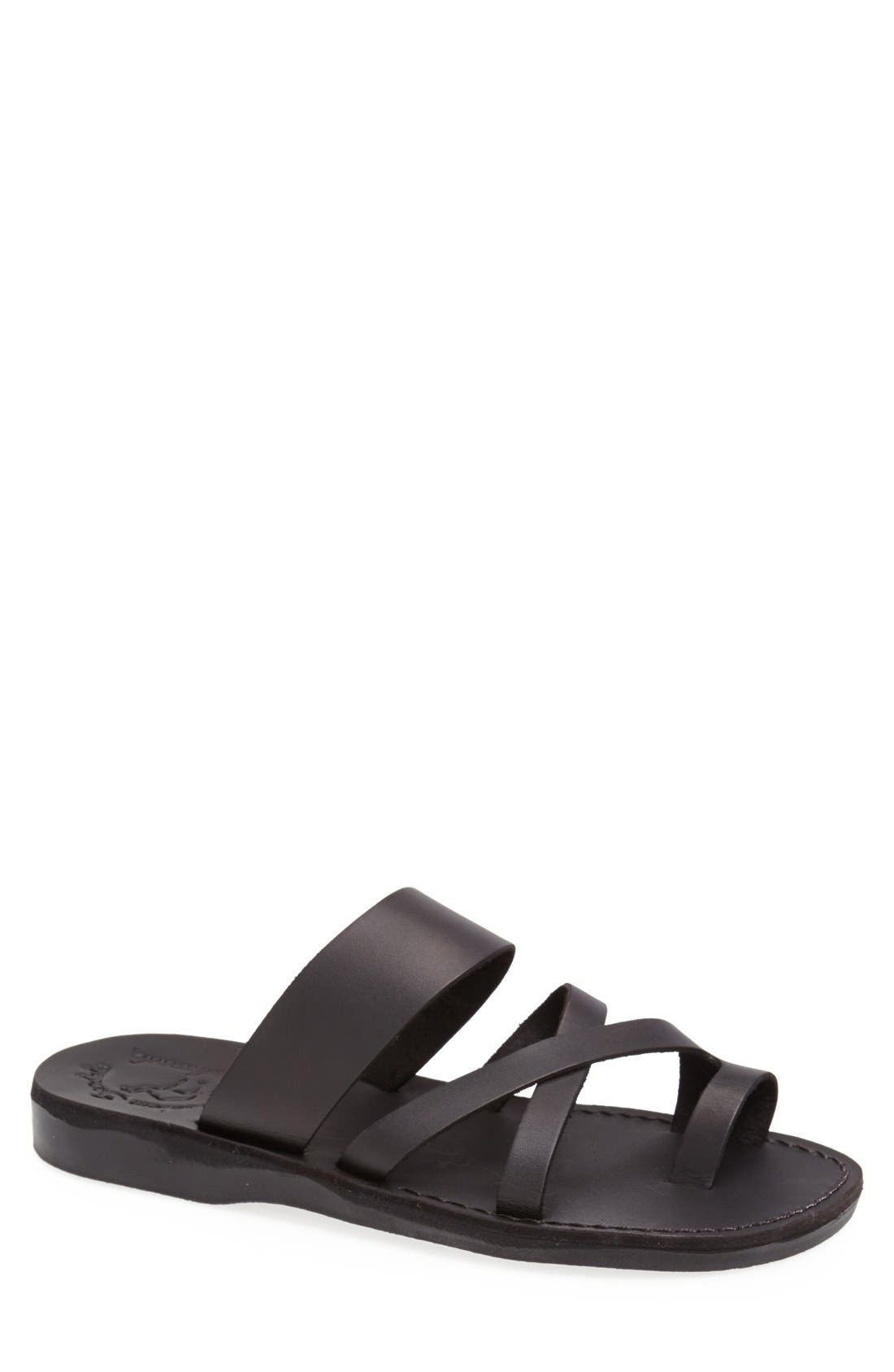 Jerusalem Sandals 'The Good Shepherd' Leather Sandal, Main, color, 
