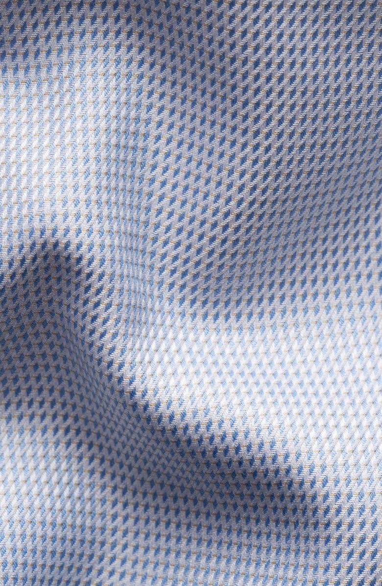 Eton Contemporary Fit Semi Solid Dress Shirt, Alternate, color, Light Beige