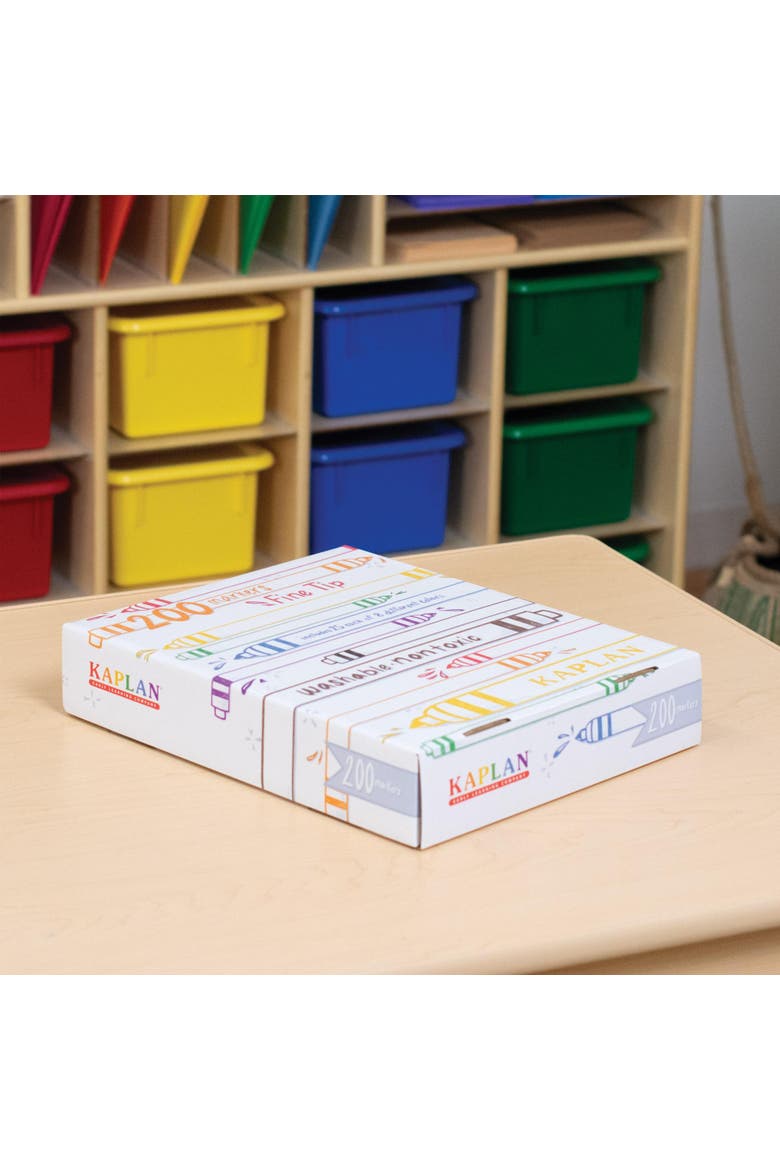 Washable Fine Tip Marker Class Pack - 200 Per Box, Alternate, color, Multicolor