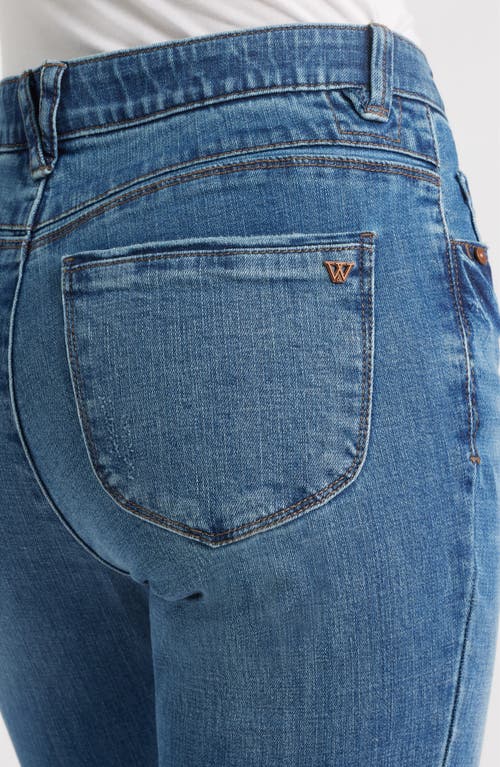 Wit & Wisdom Madison 'ab'solution High Waist Itty Bitty Bootcut Jeans In Blue