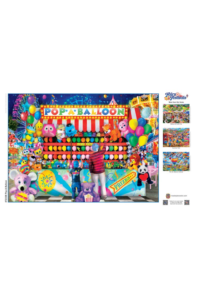 Pop-A-Balloon 1000 Piece Jigsaw Puzzle, Alternate, color, Multicolor