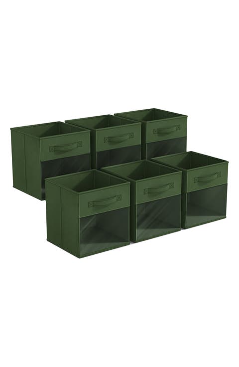 6-Pack Window Storage Cubes