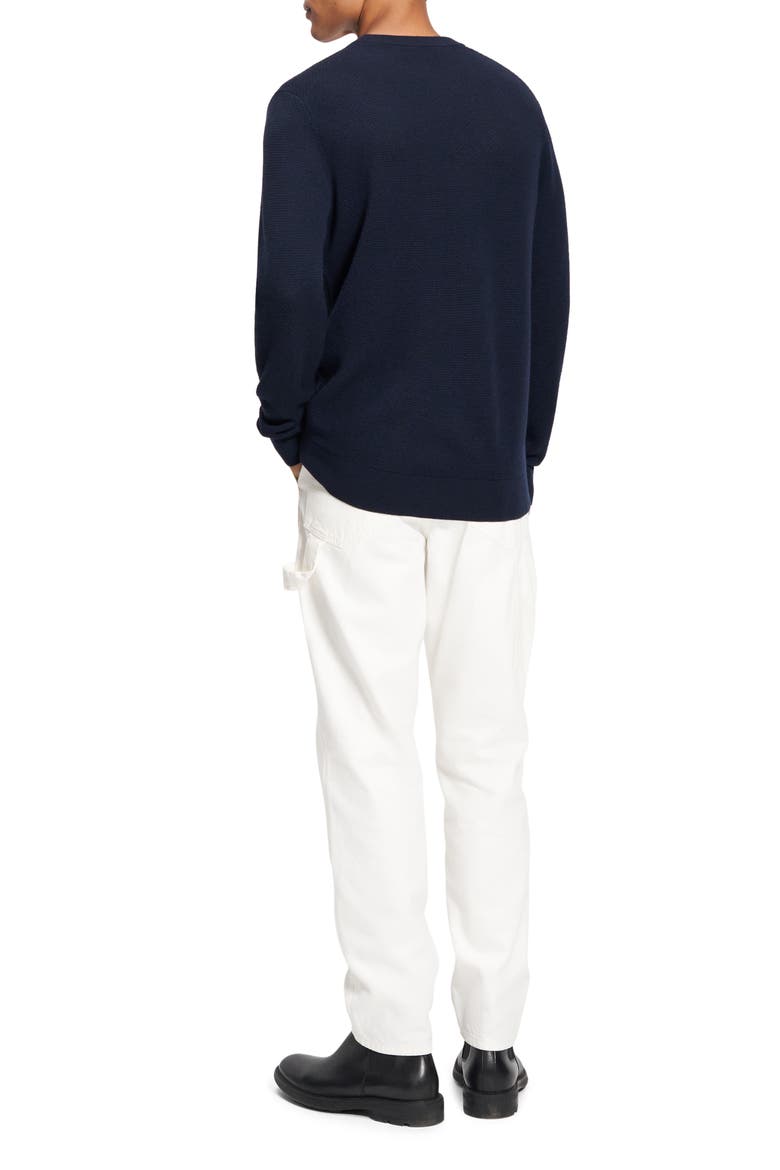 Maden T.Novo Crewneck Wool Sweater, Alternate, color, BALTIC