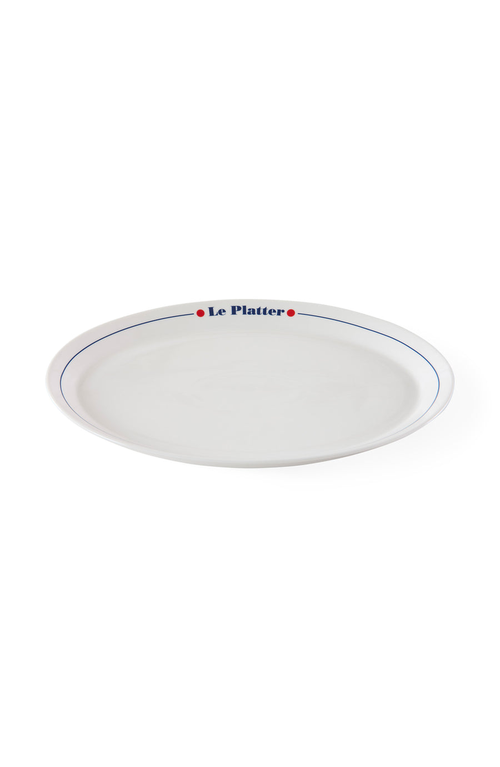 Jonathan Adler Le Platter Serving Platter In White/blue/red