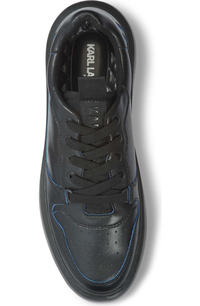 KARL LAGERFELD PARIS Recycled Leather Lace-up Sneaker, Alternate, color,