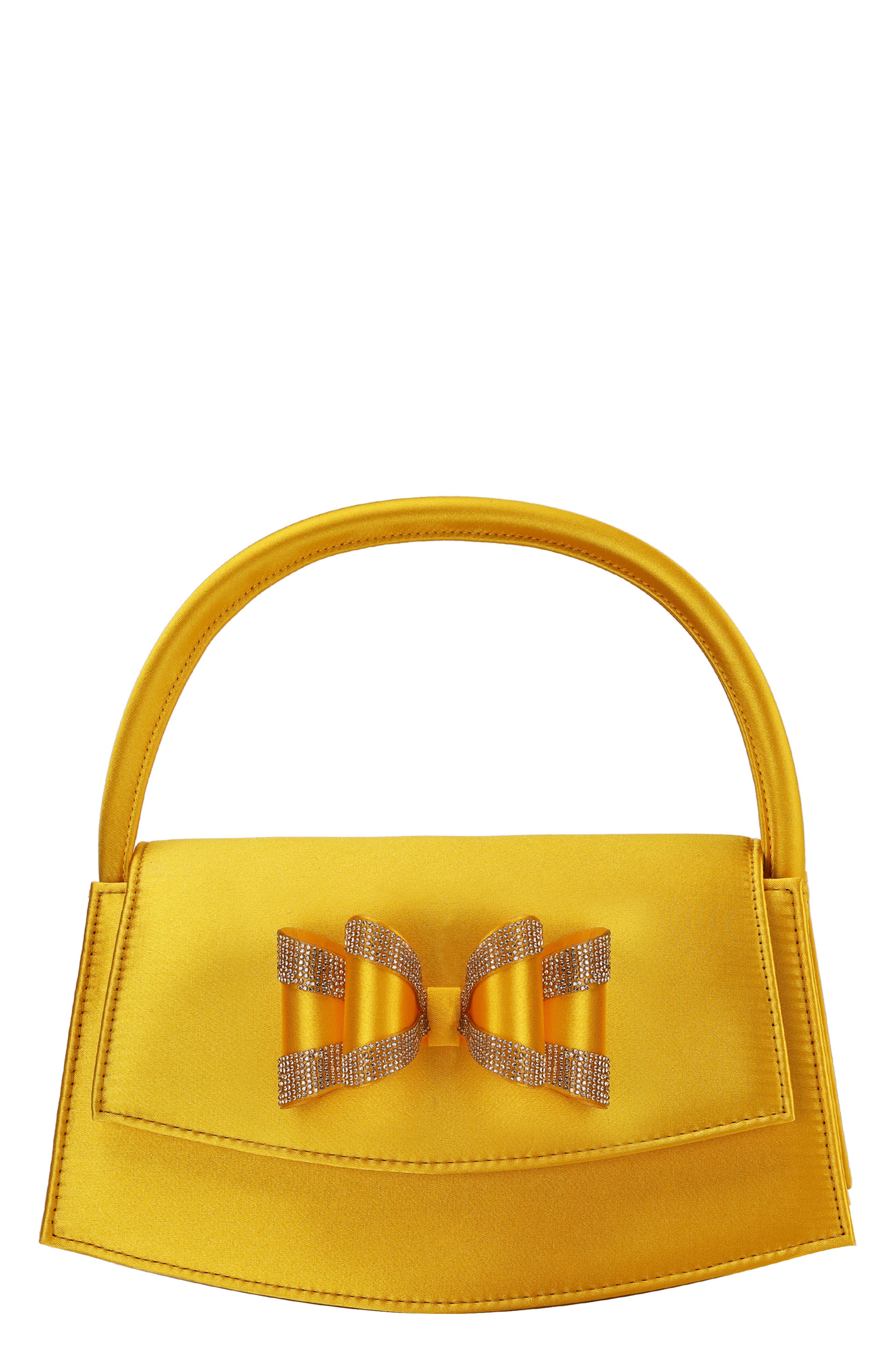 Fantasy Bow Satin Clutch