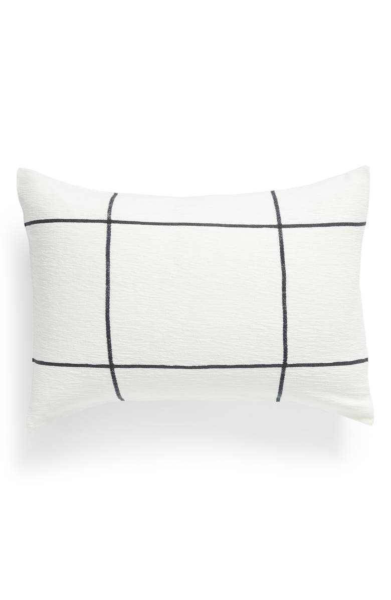 Treasure & Bond Yarn Dyed Grid Sham, Main, color, 