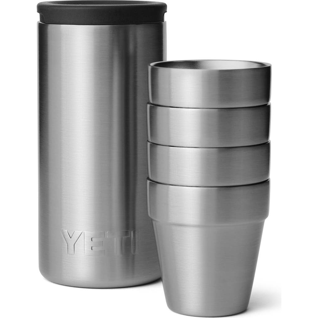 YETI Rambler Set of 4 Shot Glasses & Case in Stainless Steel  product