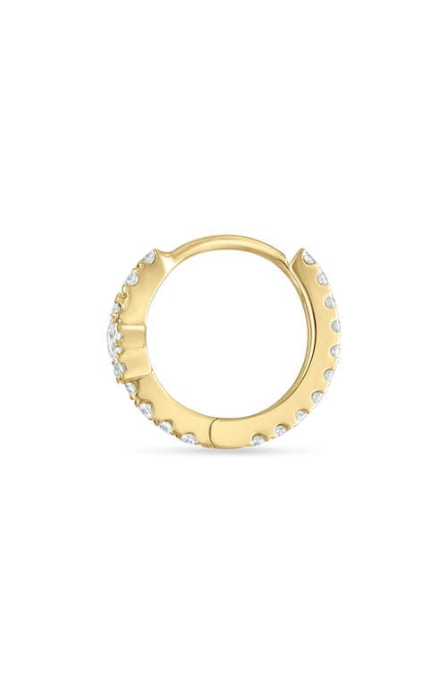 MARIA TASH MARIA TASH DIAMOND STAR ETERNITY SINGLE CLICKER HOOP EARRING 