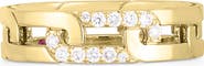 Roberto Coin Navarra Oro Classic Link Pavé Diamond Ring