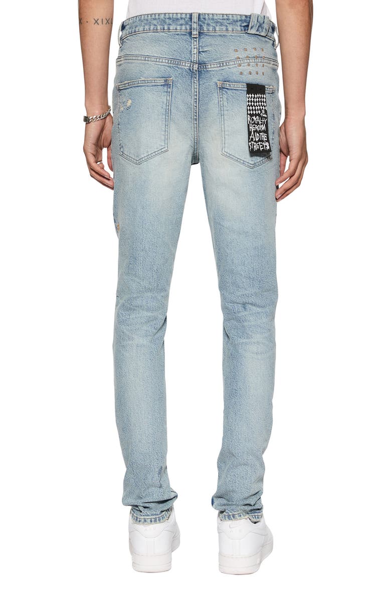Ksubi Chitch Champange Destroy Skinny Jeans, Alternate, color, 