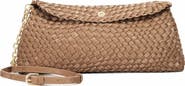 Dune London Encourage Us Woven Faux Leather Clutch