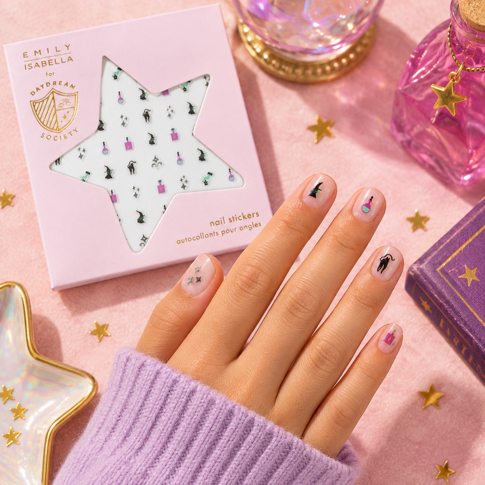 Daydream Society Spellbound Witch Themed Halloween Nail Stickers ...