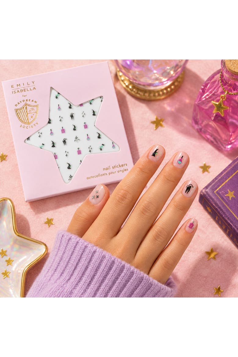 Spellbound Witch Themed Halloween Nail Stickers, Alternate, color, Assorted Pre-Pack